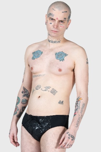 Prince Of Beasts Briefs - M / Black / 91% Polyester 9% Elastane