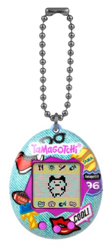 TAMAGOTCHI Original 42954NBNP Denim Patches | Virtual Pet