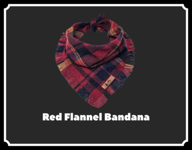 Red Flannel Bandana