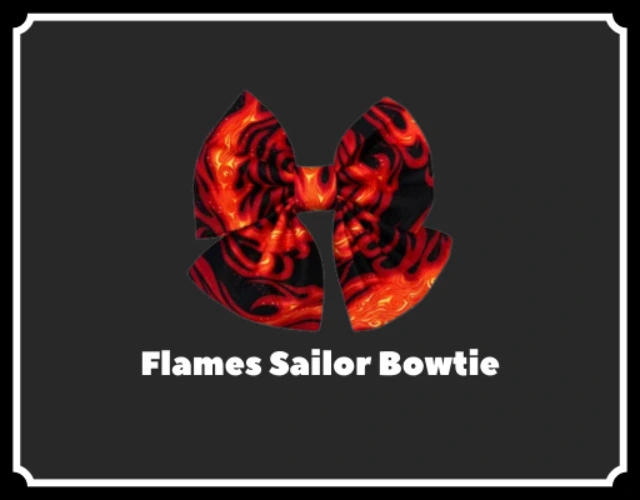 Flames Sailor Bowtie