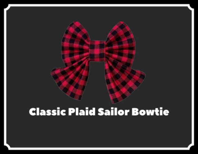 Classic Plaid Sailor Bowtie
