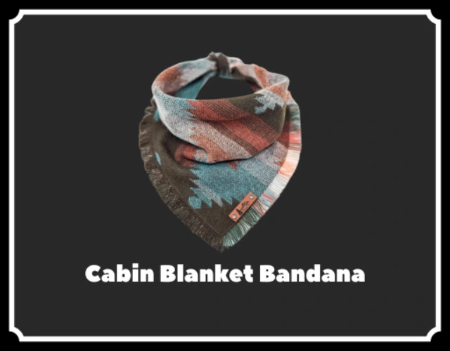 Cabin Blanket Bandana
