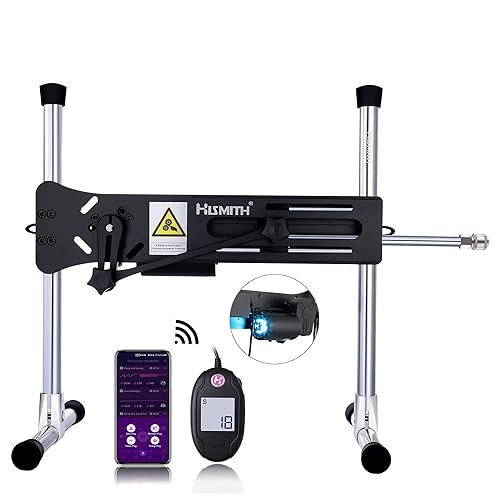 Hismith Premium 4.0, Sex Machine with Kliclok, Modularized Dildo Machine with KlicLok System, APP and Wire Controlled, Black - 4.0 Premium Machine