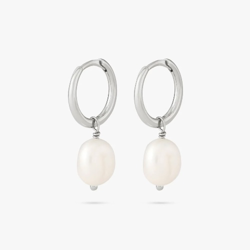 Baroque Pearl Huggies