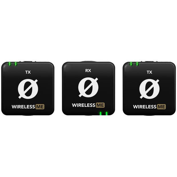 Buy Rode Wireless ME Dual Microphone System - Black | USB microphones | Argos