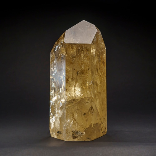 Genuine Museum Quality Citrine Crystal Point from Brazil (12 lbs)