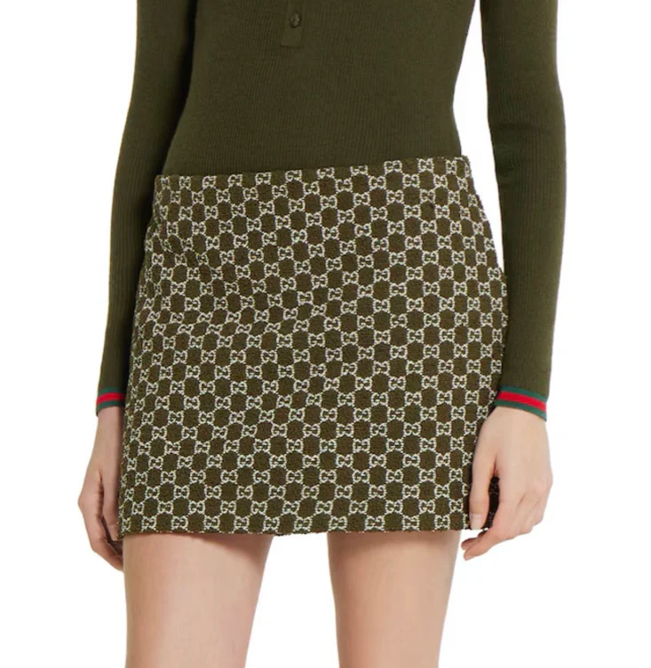 Gucci GG bouclé mini skirt