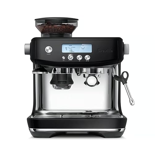 Sage - The Barista Pro, Bean to Cup Coffee Machine with Grinder and Milk Frother, Black Truffle - Black Truffle