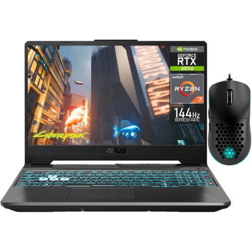 ASUS Laptop Gamer TUF Gaming A15 NVIDIA GeForce RTX 3050 AMD Ryzen 7 7435HS 16GB RAM 1TB SSD 15.6" Windows 11 Home Teclado en Ingles + Mouse DXT
