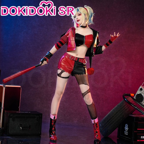 【Partial Size Ready For Ship】【Size S-3XL】DokiDoki-SR Anime Cosplay Black Red Girl Costume | Costume Only-S-Ready For Ship