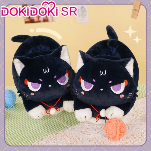 【Ready For Ship】DokiDoki-SR Game Genshin Impact Cosplay Zhongli / Hutao / Xiao / Scaramouche / Tighnari Shoes Cutie Party Doujin Slippers Zhong Li Hu Tao Wanderer | Scaramouche-S(EU36-39)-In Stock