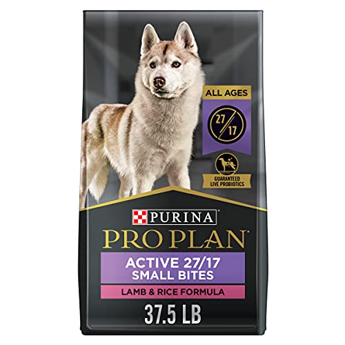 Purina Pro Plan Dry Dog Food, Sport Small Bites 27/17 Lamb & Rice - 17 kg Bag (1 Pack) - 17.00 kg (Pack of 1)