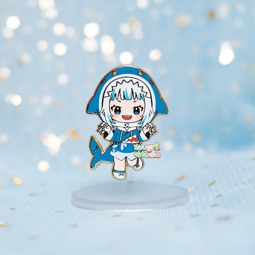 Holo Vtuber Gura Enamel Pin - [A Grade] / Locking Clasps
