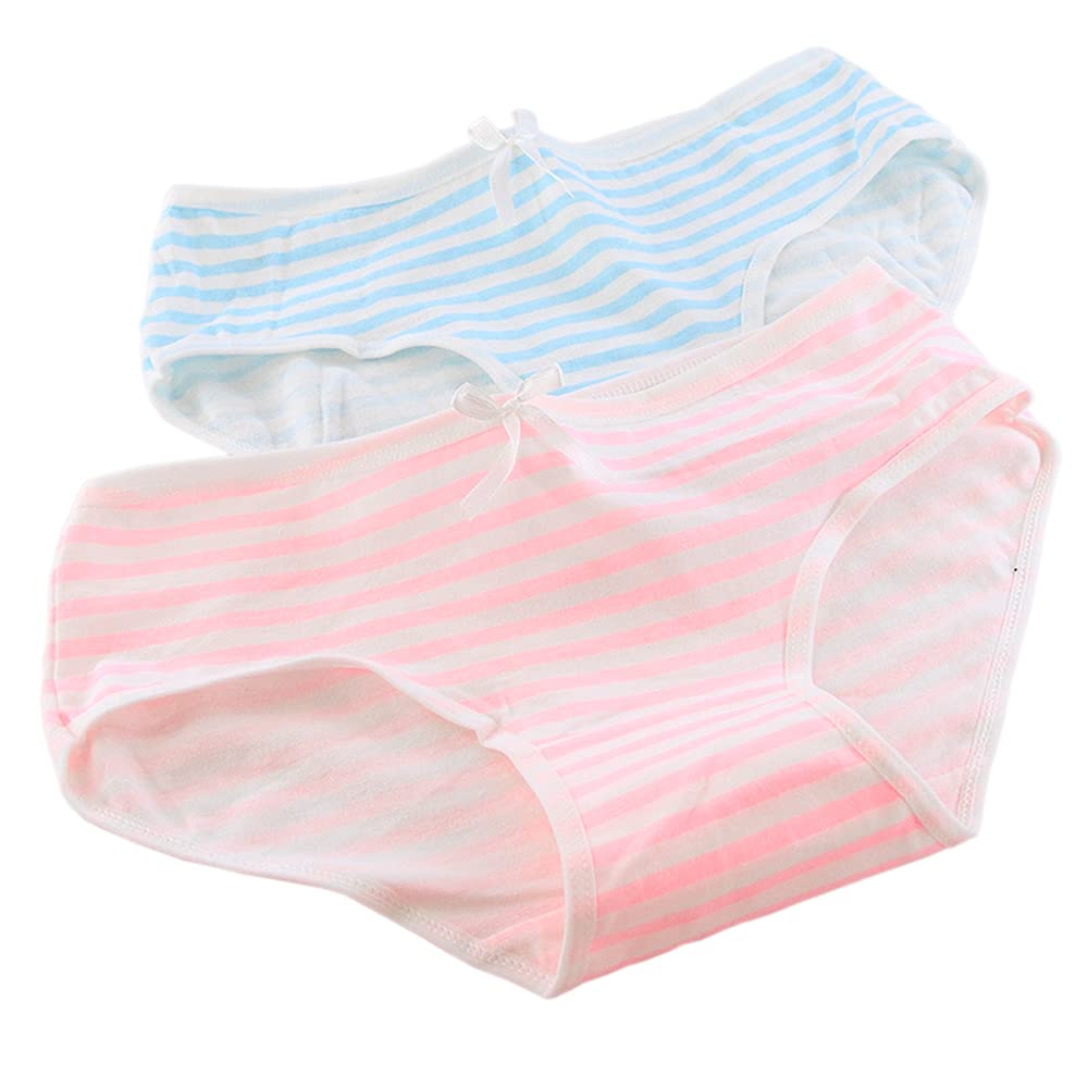 Cute Japanese Style Blue & pink Stripe Panties Bikini Cosplay Cotton Underwear Bandage Anime Free size Hot