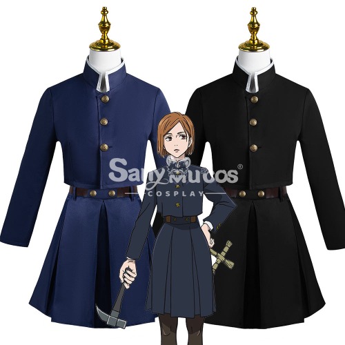 【In Stock】Anime Jujutsu Kaisen Cosplay Kugisaki Nobara Costume - Blue / S