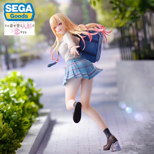 Original SEGA Luminasta Anime My Dress-Up Darling Kitagawa Marin School Uniform After Class 19CM PVC Action Figures Model Toy