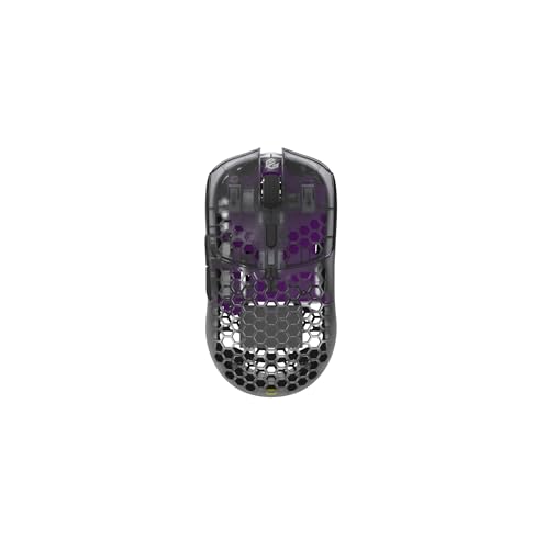 G-Wolves HTX ACE Wireless Gaming Mouse 39g Ultra Lightweight Honeycomb Design(Honeycomb, Silver Gray) - Silver Gray - Honeycomb