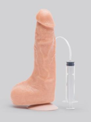 Doc Johnson Bust It Ejaculating Realistic Dildo 8.5"