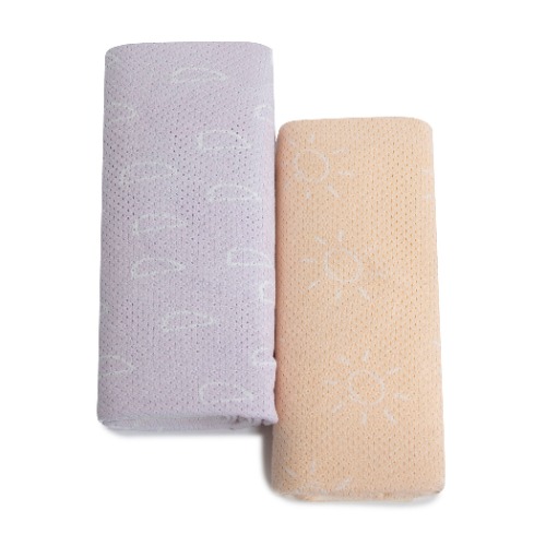 Nordic 2pk AIR+ Mesh Nursing Scarf Peach/Lilac | Default Title