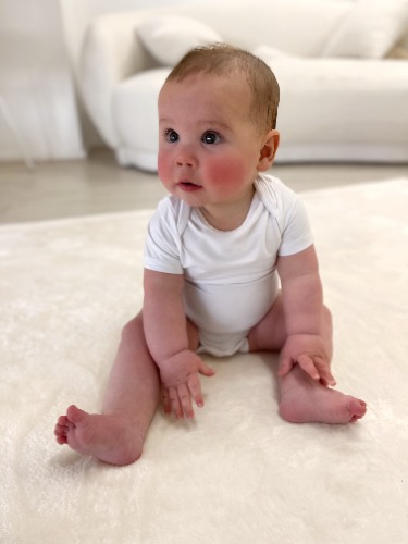 Bamboo Onesie - Cloud | 0-3M(000)