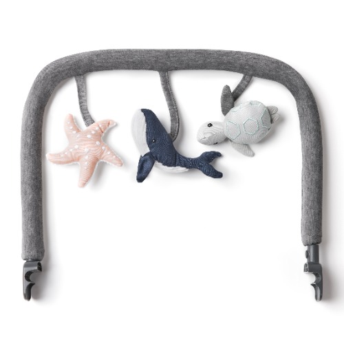 Evolve 3 in 1 Bouncer Ocean Wonders Toy Bar - Charcoal Grey | Default Title
