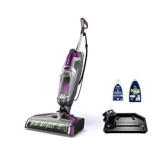 BISSELL Crosswave Pet Pro All in One Wet Dry Vacuum Cleaner and Mop for Hard Floors and Area Rugs, Purple, 2306A - CrossWave Pet