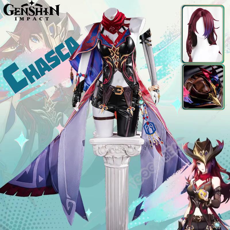 Chasca premium cosplay + wig