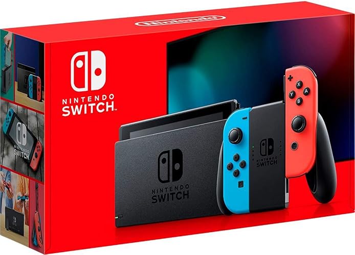 Nintendo Switch with Neon Blue and Neon Red Joy‑Con - Neon Blue and Red