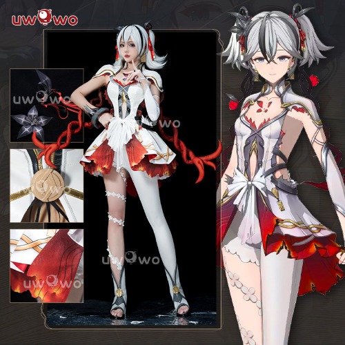 Uwowo Game Wuthering Waves Chun Camellya Cosplay Costume - 【In Stock】Set B: (Ponlytail*2)