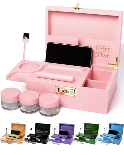 HASHSTASH - The OG Storage Box (Pink and Gold) - Pink and Gold