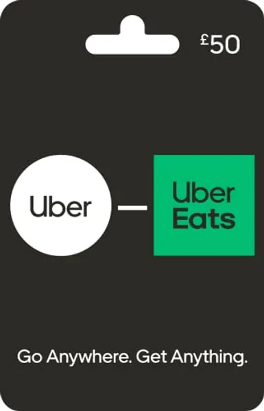 Uber Gift Card - UK Redemption Only - Delivery by post