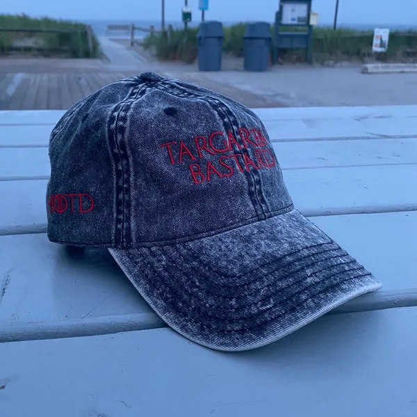 Targaryen Bastard House of the Dragon Hat Team Black HOTD