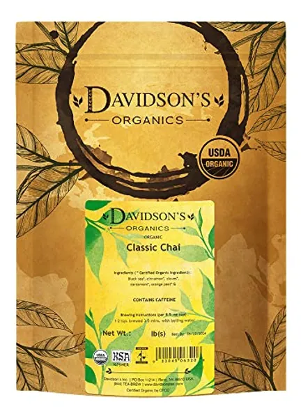 Davidson's Tea Bulk, Classic Chai, 16-Ounce Bag (Packaging May Vary)