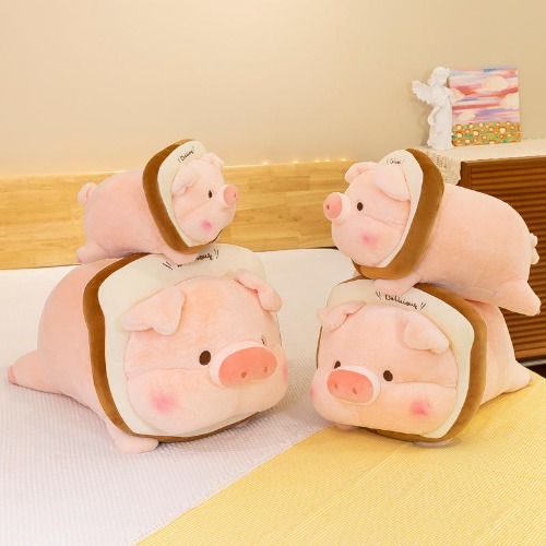 Soft and Cute Pig Plushie - Pink / 35cm