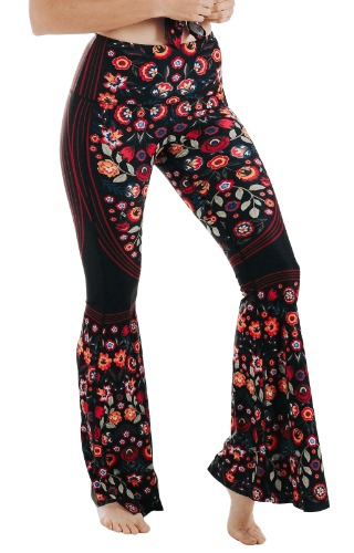 Folklore Printed Bell Bottoms | M