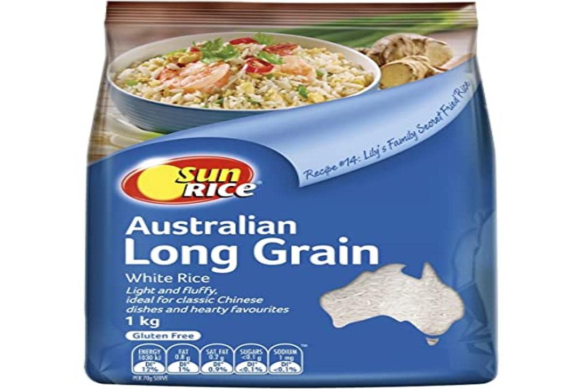 Sunrice Long Grain White Rice 1 kg,