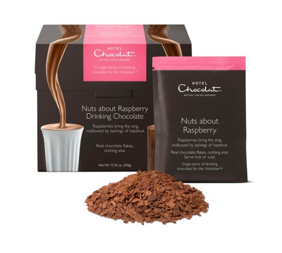 Hotel Chocolate Raspberry Hot Chocolate Sachets – Limited Edition 