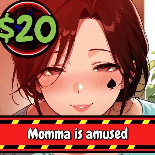 Momma is amused