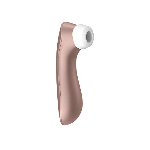 Satisfyer Pro 2+ Air-Pulse Clitoris Stimulating Vibrator - Non-Contact Clitoral Sucking Pressure-Wave Technology & Vibration, Waterproof, Rechargeable (Rose Gold) - Rose Gold