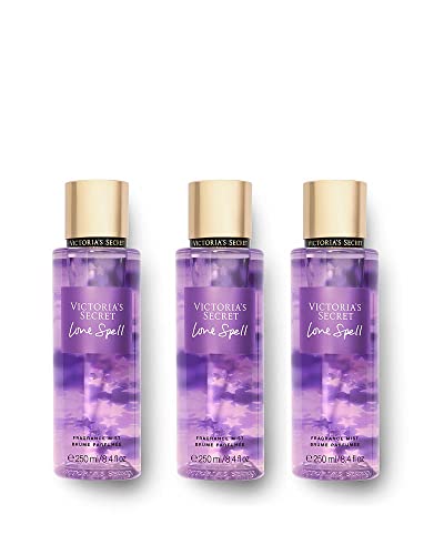 Victoria's Secret Fragrance Mist Love Spell, 8.4 fl oz (PACK 3)