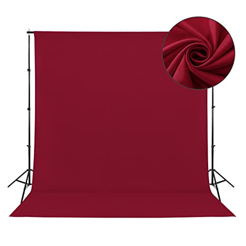 Sugargirl 8FTX10FT Red Screen Backdrop Background for Photography, Polyester Photo Backdrop for Photoshoot, Party, Video and Television (1 Panel) - 8x10 FT - Red