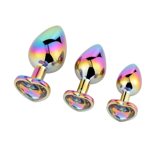 Gleaming Steel Butt Plug Set | Default Title