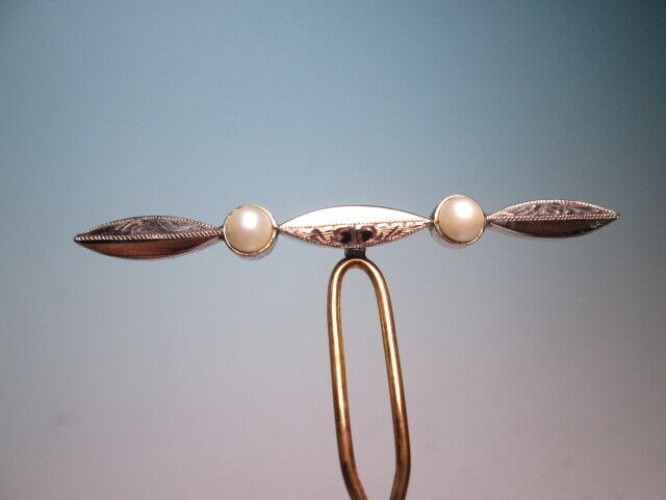 Japanese Kanzashi Antique carved pearl hairpin Hair ornament Kimono