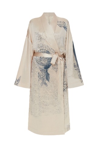Silk robe | BEIGE / SIZE 1