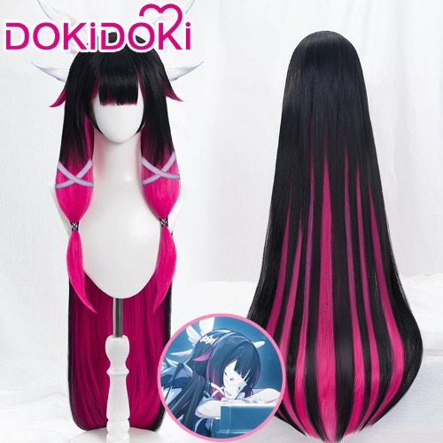 【Ready For Ship】DokiDoki Game Genshin Impact Fatui Harbinger Cosplay Wig Cosplay Columbina Wig | 110CM