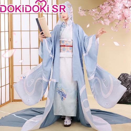 【 Ready For Ship】DokiDoki-SR Genshin Impact Five Kasen Kamisato Ayaka Cosplay Costume | Full Set-L