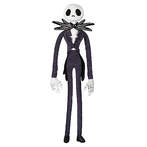 Disney Store Ufficiale Peluche medio Jack Skeletron, Tim Burton's Nightmare Before Christmas, 72cm, Personaggio in peluche – Adatto dai 0 anni in su - Jack Skeletron