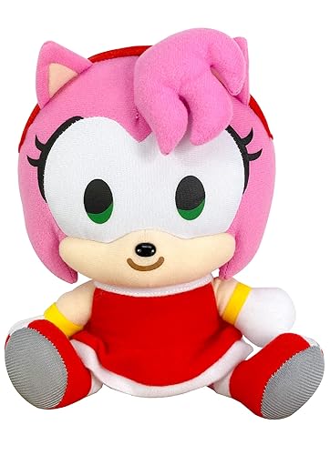 Great Eastern Entertainment Sonic The Hedgehog- Sd Amy Sitting Plush 7" H