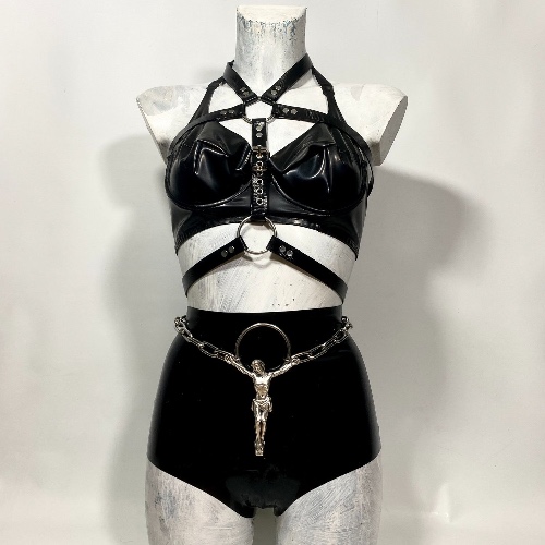 Crucified Chain Belt — Devils Remains