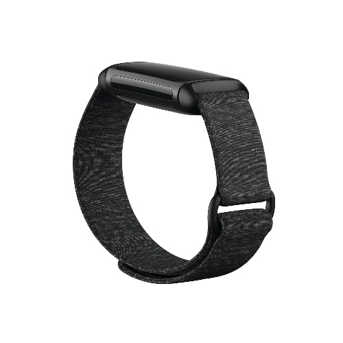 Fitbit Charge 5 Hook and Loop Band (Charcoal, Small)